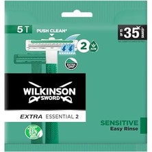 Prime Wilkinson Sword 2 Sensitive Tek Kullanımlık Tıraş Makinesi, Erkekler Için 5