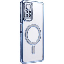 Redmi Note 12 Pro 4g Joke Simli Magneticsafe Kılıf - Mavi