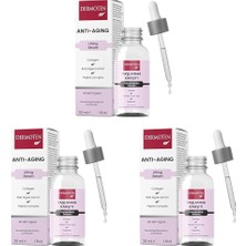 Prime Dermoten Yaşlanma Karşıtı, Kolajen Cilt Bakım Serumu 30 ml (3 Paketi)