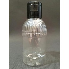 Prime 50 Adet 30 ml Boş Plastik Şişe OM23 Siyah Kapak