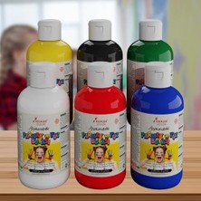 Prime Ana Renkler Parmak Boyası 6'lı Set 6X250GR