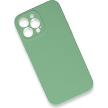 iPhone 13 Pro Max Kılıf Lansman Legant Silikon - Yeşil