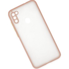 Galaxy A11 Kılıf Montreal Silikon Kapak - Pembe