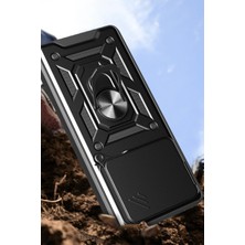 Mi 15 Pro Kılıf Pars Lens Yüzüklü Silikon - Siyah