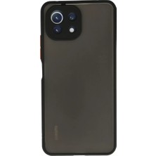 Newface Xiaomi Mi 11 Lite Kılıf Montreal Silikon Kapak - Siyah
