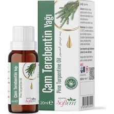 Prime Softem Çam Terebentin Yağı 20 ml | Doğal Uçucu Yağ ile Saç ve Cilt Bakımı | Saç Dökülmesine Karşı Destek, Şampuana Eklenebilir, Ferahlatıcı Etki, Distilasyonla Elde Edilmiş