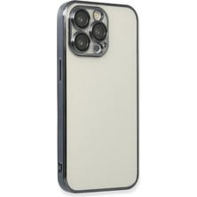 iPhone 13 Pro Max Kılıf Razer Lensli Silikon - Siyah