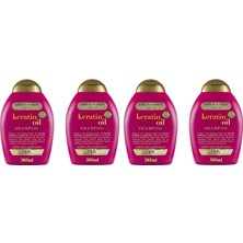 Prime Ogx Keratin Yağı Içeren Şampuan, 385 Ml, 4'li Paket