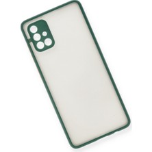 Galaxy A71 Kılıf Montreal Silikon Kapak - Yeşil
