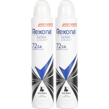 Prime Rexona Kadın Sprey Deodorant Invisible Beyaz Iz Sarı Leke Karşıtı 72 Saat Kesintisiz Üstün Koruma 200 ml (2 Paketi)