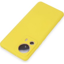 Mi 13 Lite Kılıf Nano Içi Kadife Silikon - Sarı