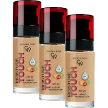 Prime Moisture Foundation No: 116 - Hyaluronik Asitli Nemlendirici Fondöten Spf 20-30 ml (3 Paketi)