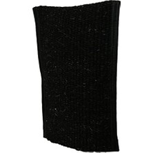 Prime Doğal Keçi Kılı El Geçmeli Siyah Sırt ve Vücut Kesesi 26 x 18CM