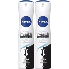 Prime Invısıble & Pure Bayan Deosprey 150 ml 2'li Paket