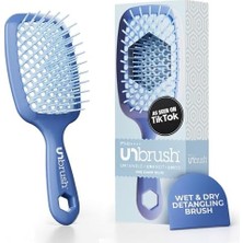 Prime Fhı Heat Unbrush Islak ve Kuru Bacalı Dolaşık Açıcı Saç Fırçası, Iris Koyu Mavi