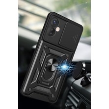 Hot 30 5g Kılıf Pars Lens Yüzüklü Silikon - Kırmızı