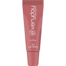 Prime Beauty Kahve Aromalı 3'ü 1 Arada Dudak Bakım Kremi Lip Balm 10 ml
