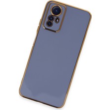 Redmi Note 12S Kılıf Volet Silikon - Mavi