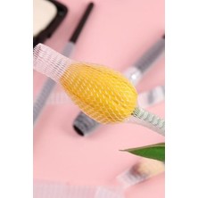 Prime Makyaj Fırçası Koruyucu Far Allık Kontür Eyeliner Fırça Malzemeleri Ürünleri Koruyucu File Kapak Örgü Kılıf Set 20LI