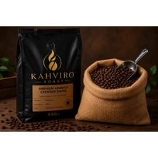 Kahviro Roast Premium Arabica Çekirdek Kahve 5 kg Kavrulmuş,öğütülmemiş
