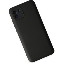 Galaxy A03 Kılıf Nano Içi Kadife Silikon - Siyah