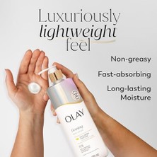 Prime Olay Kollajenli Kadınlar Için Sıkılaştırıcı ve Nemlendirici Vücut Losyonu, 24 Saat Nemlendirici, E Vitamini ve B3 Vitamini Kompleksi, Hızlı Emici Formül, 18 Fl Oz
