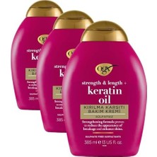 Prime Ogx Keratin Oil Saç Bakım Kremi 385 ml (3 Paketi)