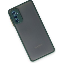 Galaxy M52 5g Kılıf Montreal Silikon Kapak - Yeşil