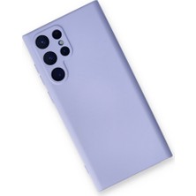 Galaxy S22 Ultra Kılıf Nano Içi Kadife Silikon - Lila