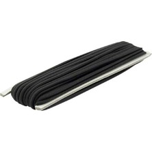 Prime - Siyah Yassı Don Lastiği 1 cm 10 Metre