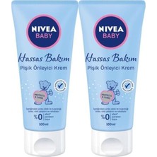 Prime Baby Pişik Önleyici Krem, Panthenol ile Cilt Tahrişi Önleyici, %0 Alkol, %0 Paraben 100ML X2 Adet
