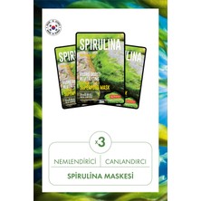 Dermal It's Real Super Gıda Maskesi Spirulina 25GR 3'lü Set
