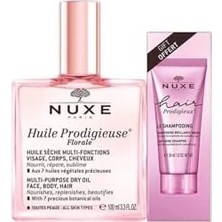 Prime Nuxe Huile Prodigieuse Floral Çok Amaçlı Kuru Yağ Şampuan Hediyeli