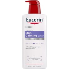 Prime Eucerin Skin Sakinleştirici Losyon - Kuru, Kaşıntılı Ciltler Için Tam Vücut Losyonu, Doğal Yulaf Ezmesi Zenginleştirilmiş - 16.9 Fl. Oz Pompa Şişesi