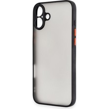 iPhone 16 Kılıf Montreal Silikon Kapak - Siyah
