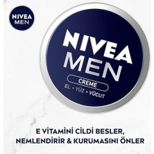 Prime Men Erkek Nemlendirici Bakım Kremi 30 Ml, El, Yüz ve Vücut Nemlendirici Krem, Hızlı Emilir, Yapışkan His Bırakmaz, E Vitamini