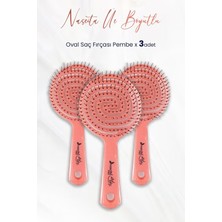 Prime Professional Üç Boyutlu Oval Saç Fırçası Pembe x 3 Adet