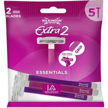 Prime Wilkinson Sword 2 Beauty Tek Kullanımlık Tıraş Makinesi, 5 Adet