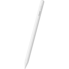 Kablosuz ve Kablo Şarjlı Aktif Stylus Pürüzsüz Yazı Serisi (Beyaz)