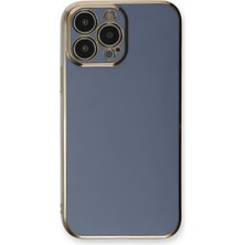 iPhone 13 Pro Kılıf Volet Silikon - Mavi