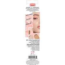Prime Techniques Cover & Conceal Çift Uçlu Makyaj Fırçası, Kusursuz Fondöten Kapsamı, Lekeleri ve Kusurları Pürüzsüzleştiren ve Kaplayan 2'si 1 Arada Fırça, Karıştırma ve Parlatma Fırçası, 1 Adet