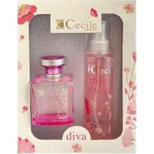 Prime Cecile Diva Bayan Kofre 100 ML+150 ml Body Mist