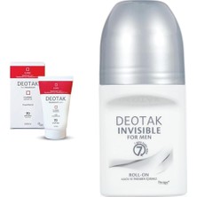 Prime Deotak Normal Ciltler Için Klasik Krem Deodorant (35 Ml) x Deotak Erkekler Için Invisible Roll-On Deodorant (35 Ml)