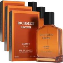 Prime Rıchmen Kahverengi Edt 100ML (3 Paketi)