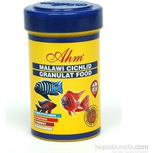 AHM Malawi Cichlid Gran.100 Ml Premium Balık Yemi Akvaryum Balıkları İçin Yüksek Proteinli Beslenme