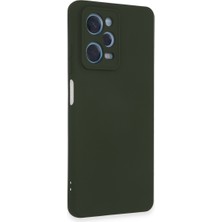 Redmi Note 12 Pro 5g Kılıf Nano Içi Kadife Silikon - Koyu Yeşil
