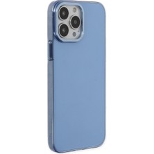 iPhone 13 Pro Kılıf Anka Pc Sert Metal Kapak - Mavi