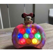 Toys Mickey Mouse Elektronik Popit, Işıklı Müzikli Popit, Pembe Popit