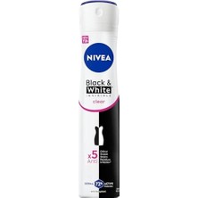 Prime Kadın Sprey Deodorant & Invisible Clear 200 Ml, 72 Saat Anti-Perspirant Koruma, Ekonomik Boy