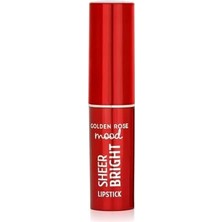 Prime Sheer Bright Lipstick NO:108 Rosy Plum - Parlak Ruj (3 Paketi)